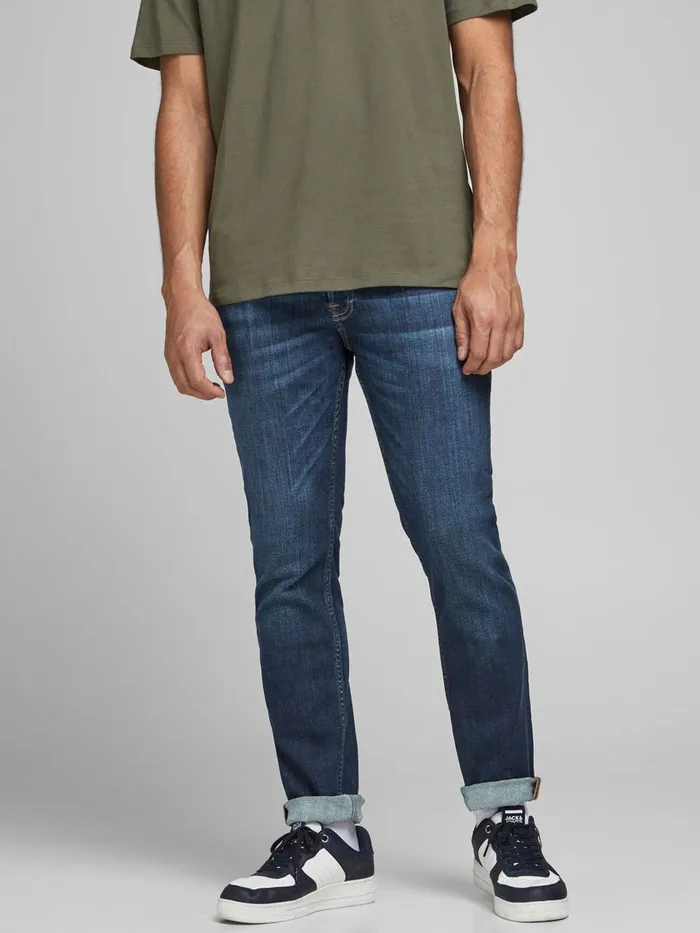 Slim and Straight Jeans JACK and JONES Mens TIM ORIGINAL CJ 927 SLIMSTRAIGHT FIT JEANS Blue Blue Denim Slim and Straight Jeans JACK and JONES Mens TIM ORIGINAL CJ 927 SLIMSTRAIGHT FIT JEANS Blue Blue Denim