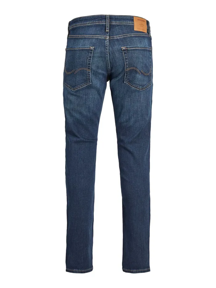 Slim and Straight Jeans JACK and JONES Mens TIM ORIGINAL CJ 927 SLIMSTRAIGHT FIT JEANS Blue Blue Denim