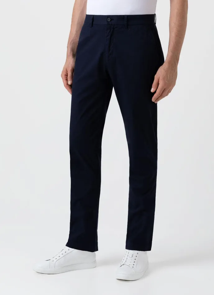 Slim Fit Chino Navy Men SUNSPEL Pants
