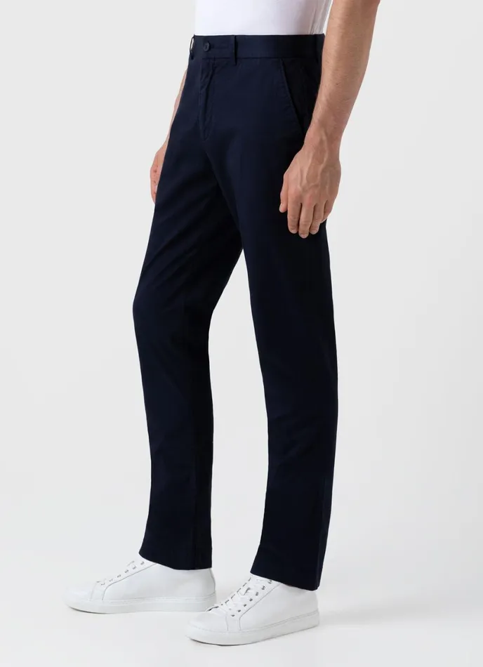 Slim Fit Chino Navy Men SUNSPEL Pants