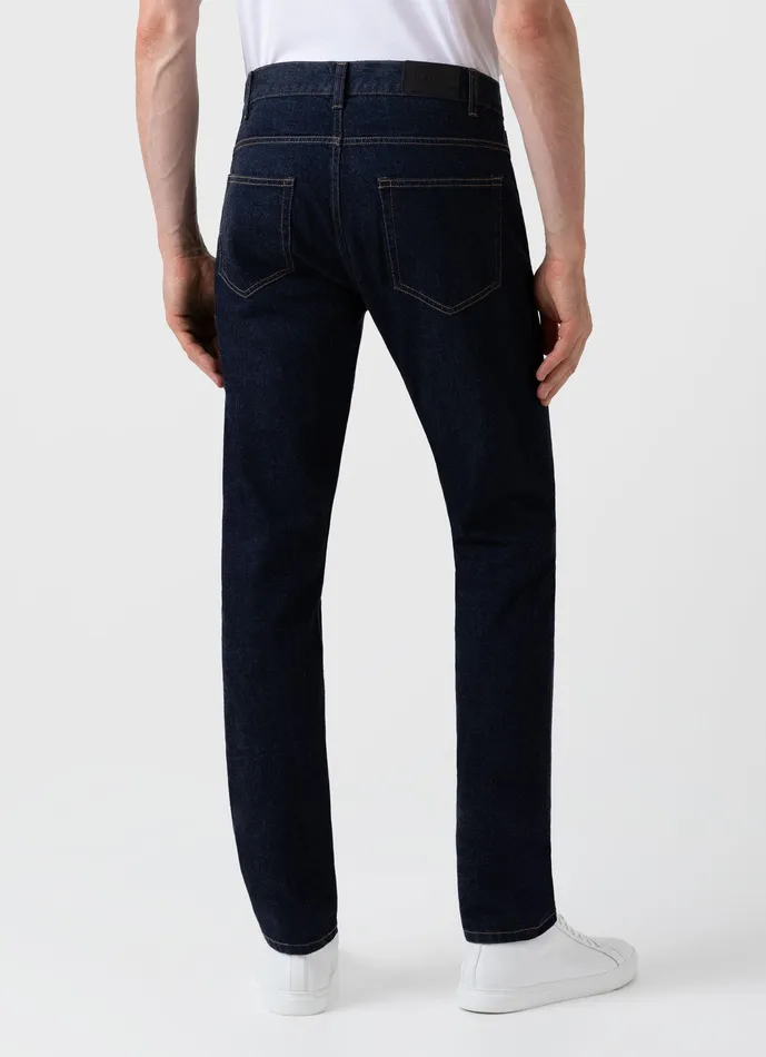 Slim Fit Jeans Rinse Wash Denim Men Pants ussunspel Slim Fit Jeans Rinse Wash Denim Men Pants ussunspel