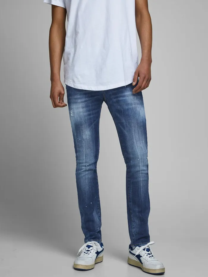 Slim Jeans JACK and JONES Mens GLENN FOX BL 925 SLIM FIT JEANS Blue Blue Denim