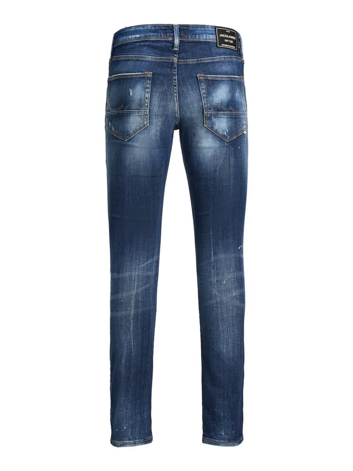 Slim Jeans JACK and JONES Mens GLENN FOX BL 925 SLIM FIT JEANS Blue Blue Denim
