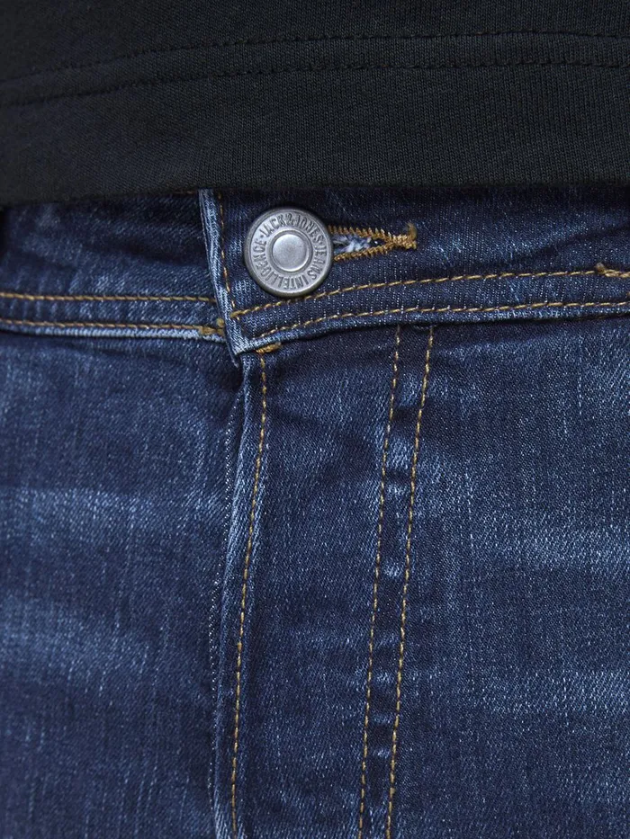 Slim Jeans JACK and JONES Mens GLENN ORIGINAL CJ 165 SLIM FIT JEANS Blue Blue Denim