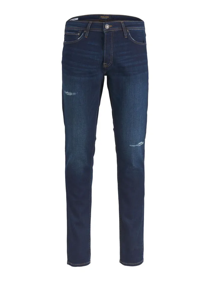 Slim Jeans JACK and JONES Mens GLENN ORIGINAL CJ 807 SLIM FIT JEANS Blue Blue Denim