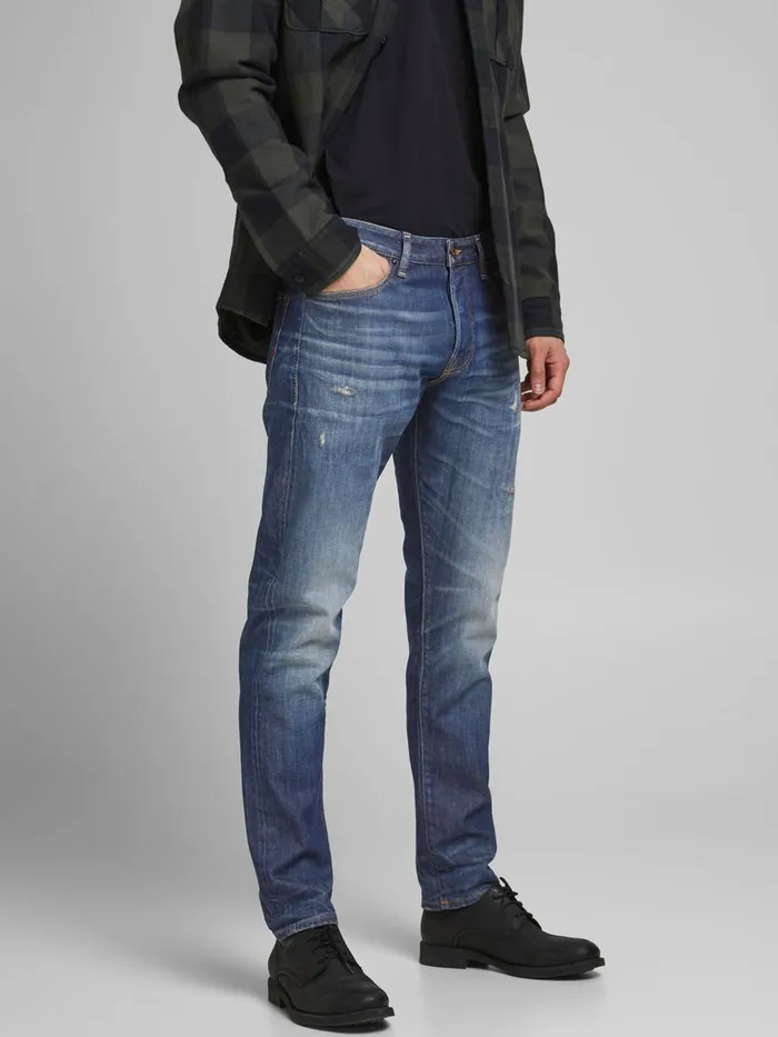 Slim Jeans JACK and JONES Mens GLENN ROYAL R251 SLIM FIT JEANS Blue Blue Denim Slim Jeans JACK and JONES Mens GLENN ROYAL R251 SLIM FIT JEANS Blue Blue Denim