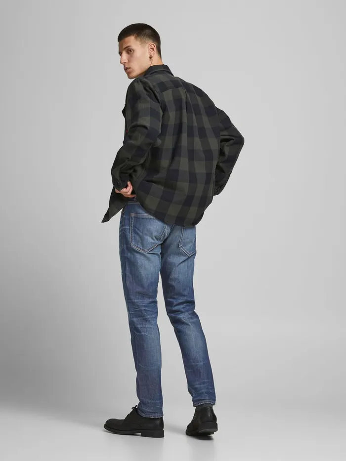 Slim Jeans JACK and JONES Mens GLENN ROYAL R251 SLIM FIT JEANS Blue Blue Denim