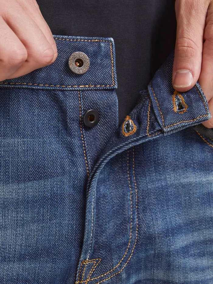 Slim Jeans JACK and JONES Mens GLENN ROYAL R251 SLIM FIT JEANS Blue Blue Denim