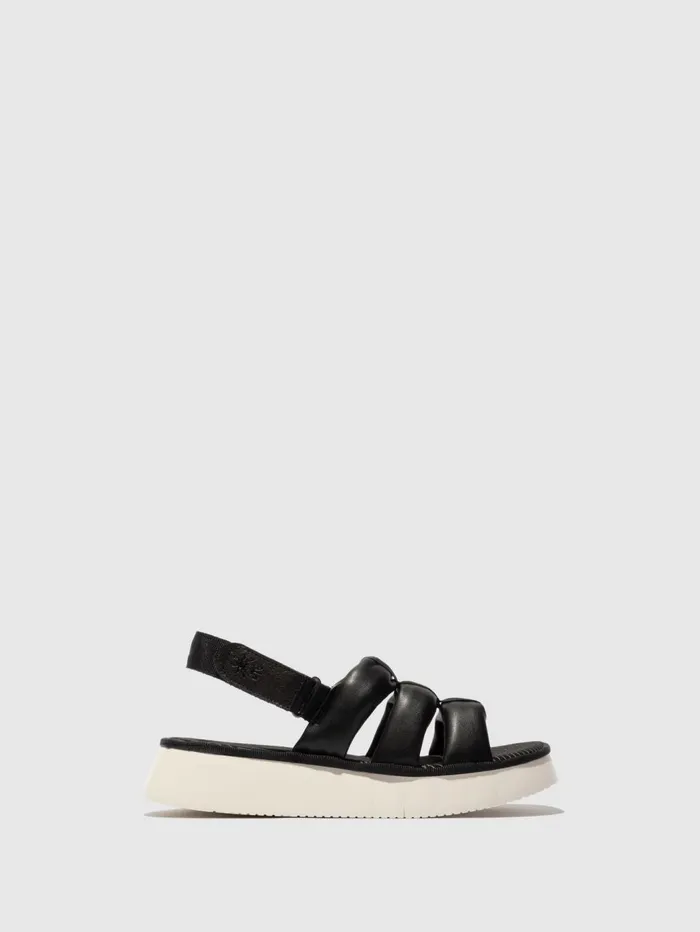 SlingBack Sandals CAZI468FLY BLACK Women Fly London Sandals