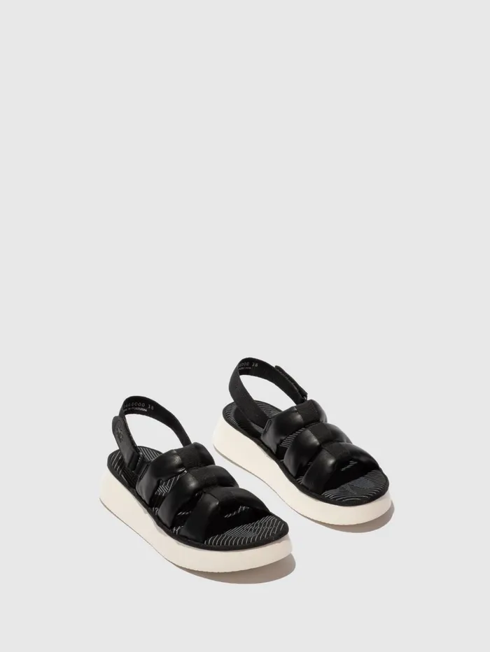 SlingBack Sandals CAZI468FLY BLACK Women Fly London Sandals