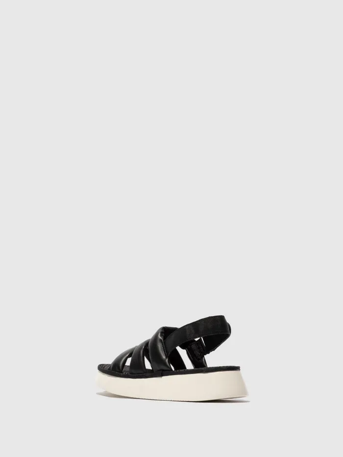 SlingBack Sandals CAZI468FLY BLACK Women Fly London Sandals
