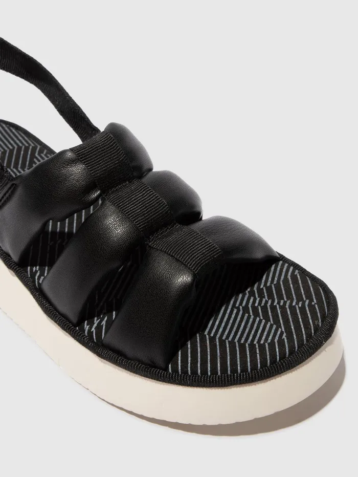 SlingBack Sandals CAZI468FLY BLACK Women Fly London Sandals