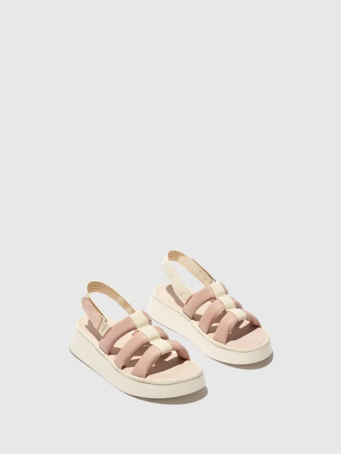 SlingBack Sandals CAZI468FLY NUDE PINK Women Fly London Sandals