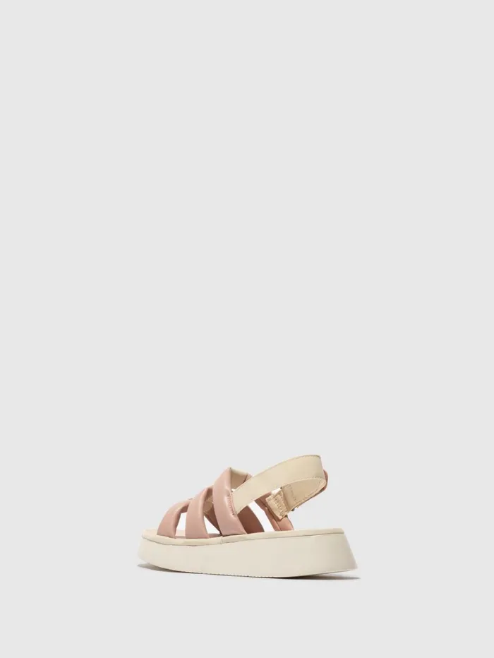 SlingBack Sandals CAZI468FLY NUDE PINK Women Fly London Sandals