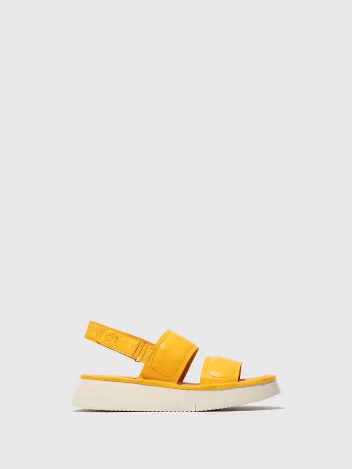 SlingBack Sandals CRAW467FLY YELLOW Women Fly London Sandals