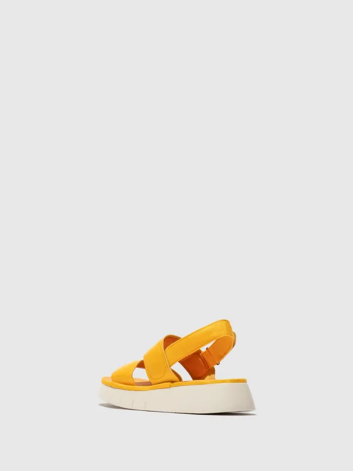 SlingBack Sandals CRAW467FLY YELLOW Women Fly London Sandals