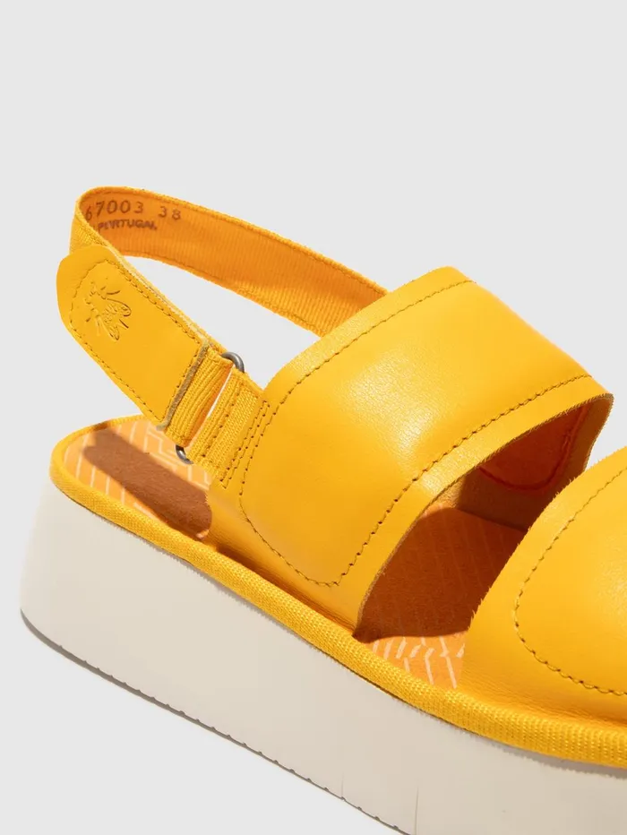 SlingBack Sandals CRAW467FLY YELLOW Women Fly London Sandals