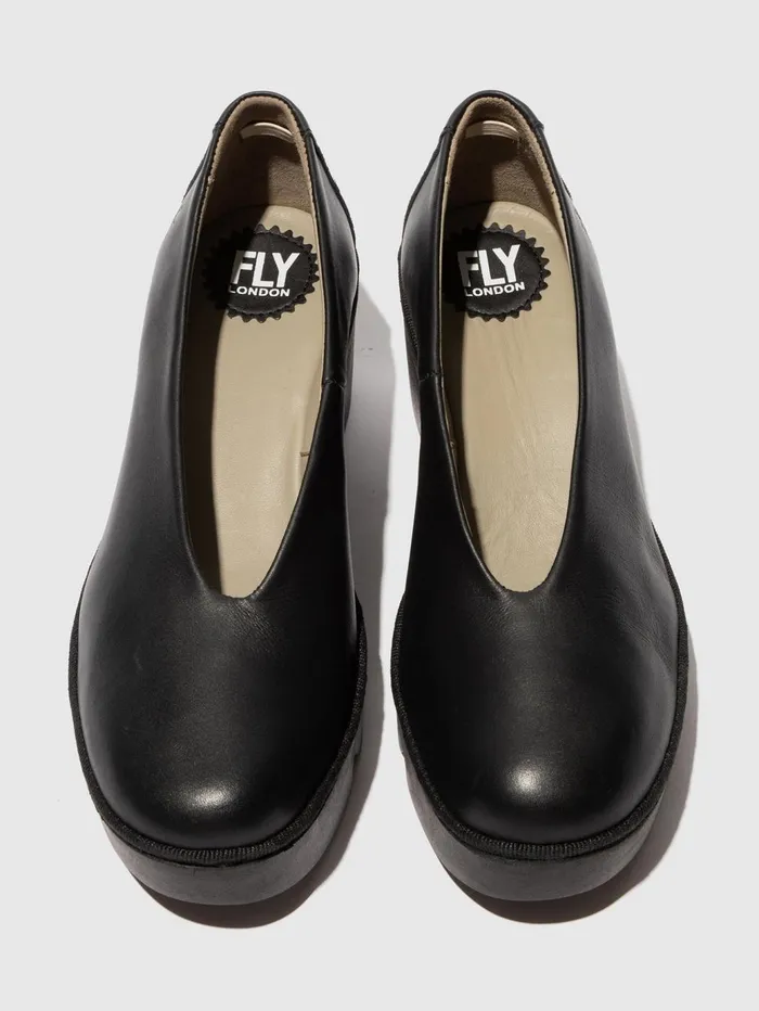 Slipon Shoes BESO246FLY DUBLIN BLACK Women Fly London Shoes