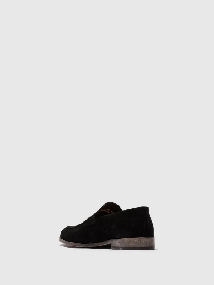 Slipon Shoes CHUV073FLY BLACK Men Fly London Shoes