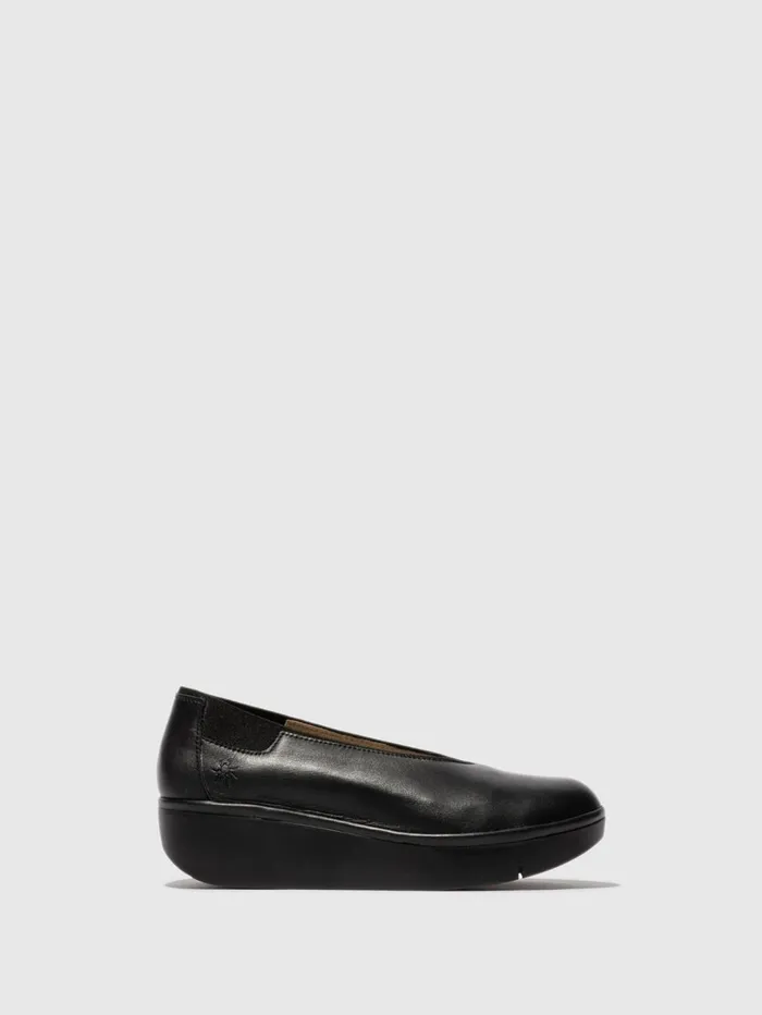 Slipon Shoes JURY470FLY BLACK Women Fly London Shoes
