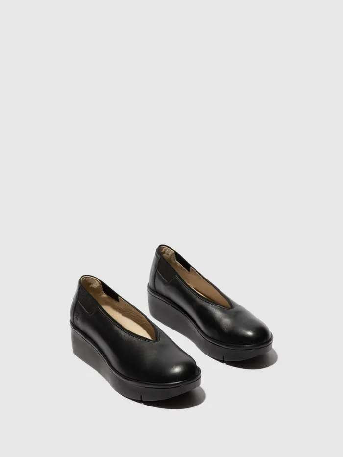 Slipon Shoes JURY470FLY BLACK Women Fly London Shoes