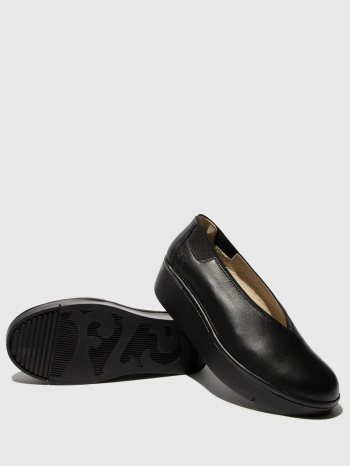 Slipon Shoes JURY470FLY BLACK Women Fly London Shoes