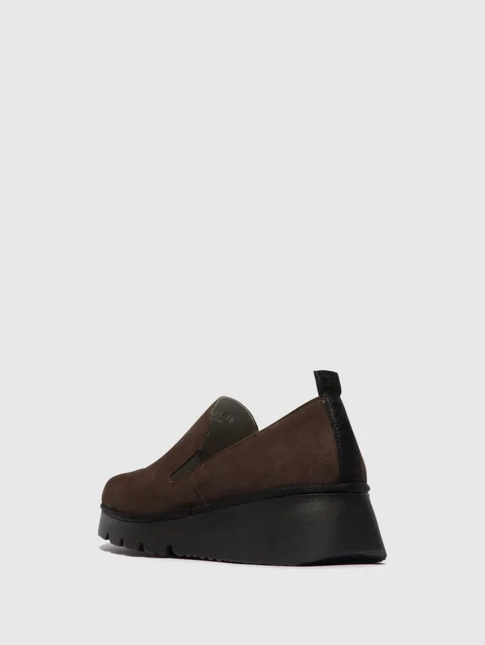 Slipon Shoes PECE406FLY DK TAUPE Women Fly London Shoes