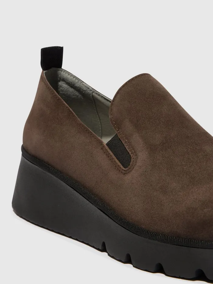 Slipon Shoes PECE406FLY DK TAUPE Women Fly London Shoes