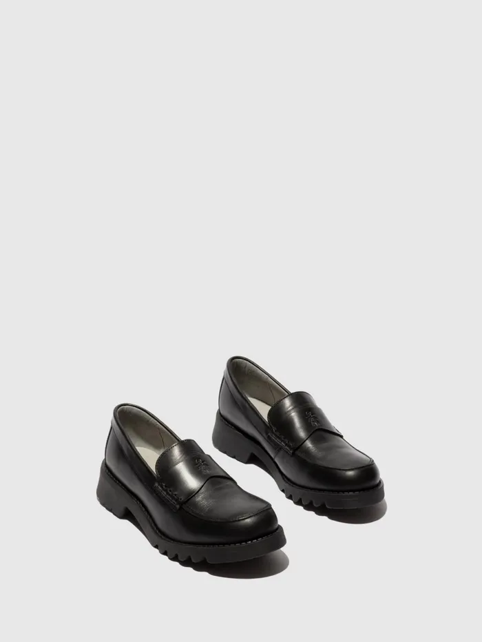 Slipon Shoes RIXI112FLY BLACK Women Fly London Shoes