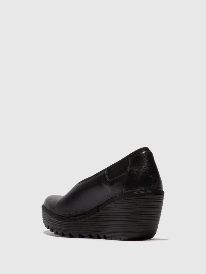 Slipon Shoes YOZA438FLY BLACK Women Fly London Shoes