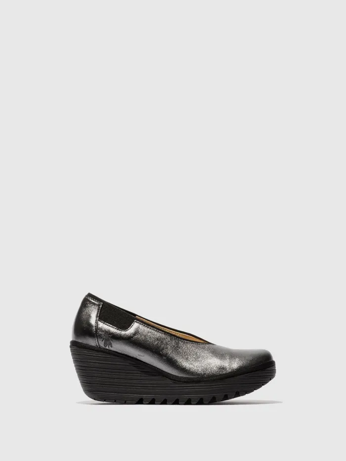 Slipon Shoes YOZA438FLY GRAPHITE Women Fly London Shoes