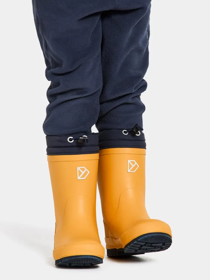Slush Kids039 Boots Oat Yellow Kids Didriksons Rubber Boots