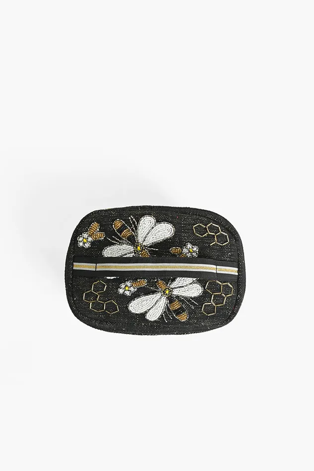 Small Accessories Bee Brave Travel Make Up Bag America and Beyond Women
