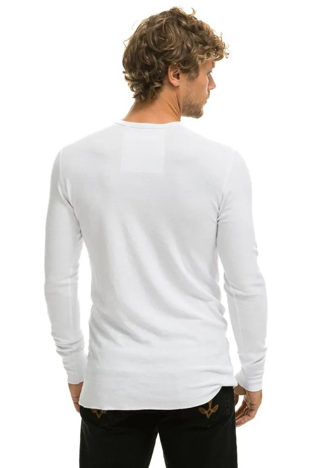 Smiley 2 Thermal 8211 White Women Aviator Nation Tees
