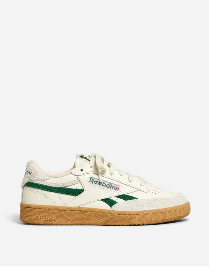 Sneakers Women Madewell Madewell X Reebok Unisex Club C Revenge Sneakers Chalk Dark Green