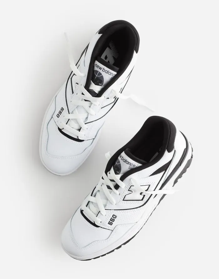 Sneakers Women Madewell New Balance Unisex 550 Sneakers White Black