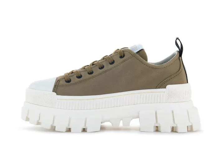 Sneakers Women PALLADIUM REVOLT LO TX Olive Sneakers Women PALLADIUM REVOLT LO TX Olive