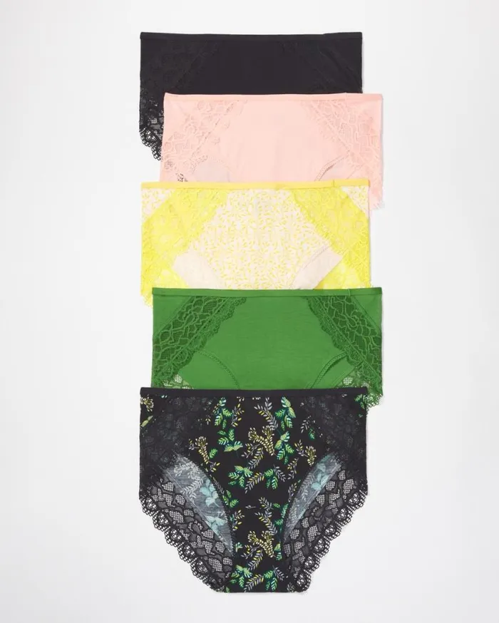Soma Embraceable Enchanting Lace High Leg 5 Pack Heartbreaker Multipack Women Panties Soma Embraceable Enchanting Lace High Leg 5 Pack Heartbreaker Multipack Women Panties