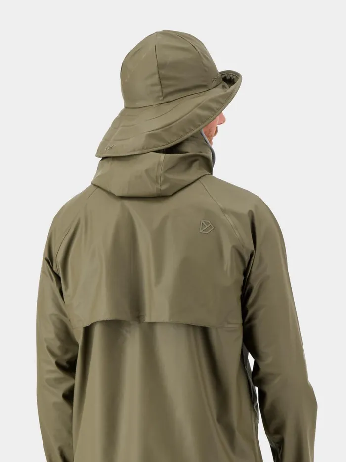 Southwest Hat 2 Fog Green WomenMen Didriksons Waterproof Hats