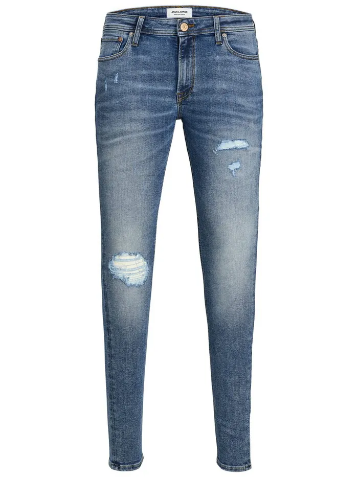 Spray On Jeans JACK and JONES Mens TOM ORIGINAL AM 171 50SPS SKINNY FIT JEANS Blue Blue Denim