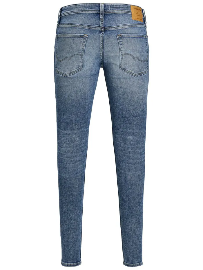 Spray On Jeans JACK and JONES Mens TOM ORIGINAL AM 171 50SPS SKINNY FIT JEANS Blue Blue Denim