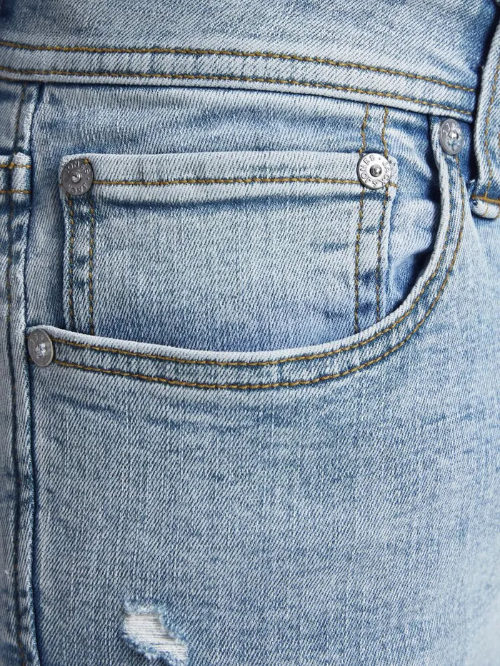 Spray On Jeans JACK and JONES Mens TOM ORIGINAL NA 411 SKINNY FIT JEANS Blue Blue Denim