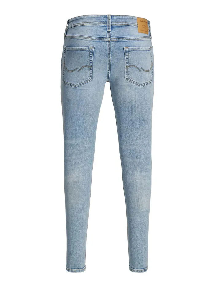 Spray On Jeans JACK and JONES Mens TOM ORIGINAL NA 411 SKINNY FIT JEANS Blue Blue Denim
