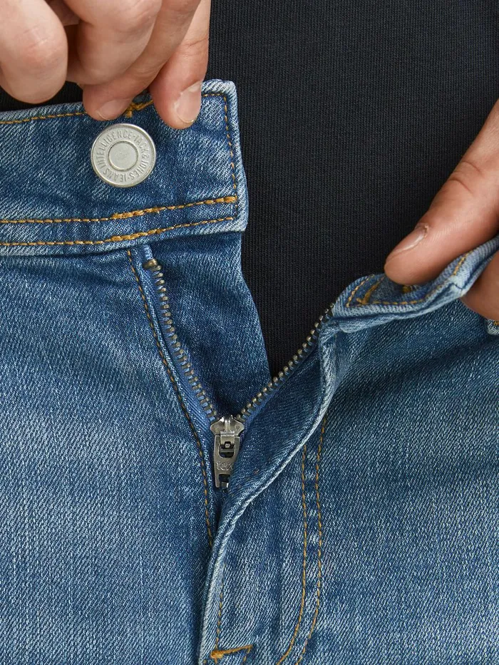 Spray On Jeans JACK and JONES Mens TOM ORIGINAL NA 417 SKINNY FIT JEANS Blue Blue Denim