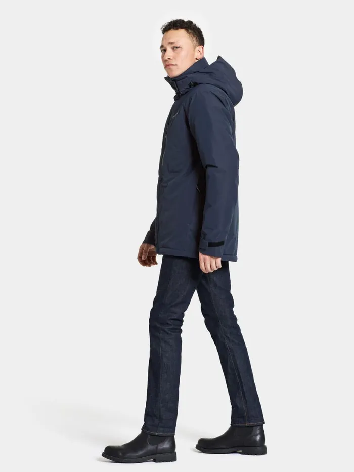 Stefan Jacket Dark Night Blue Men Didriksons Insulated Jackets