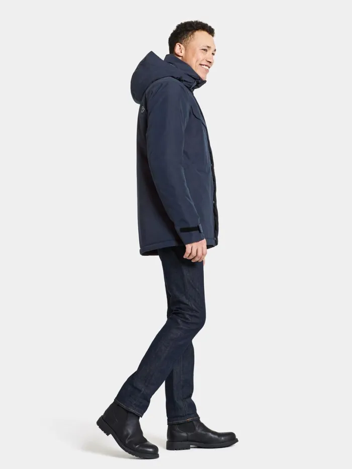 Stefan Jacket Dark Night Blue Men Didriksons Insulated Jackets