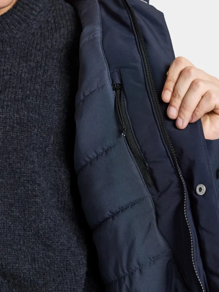 Stefan Jacket Dark Night Blue Men Didriksons Insulated Jackets