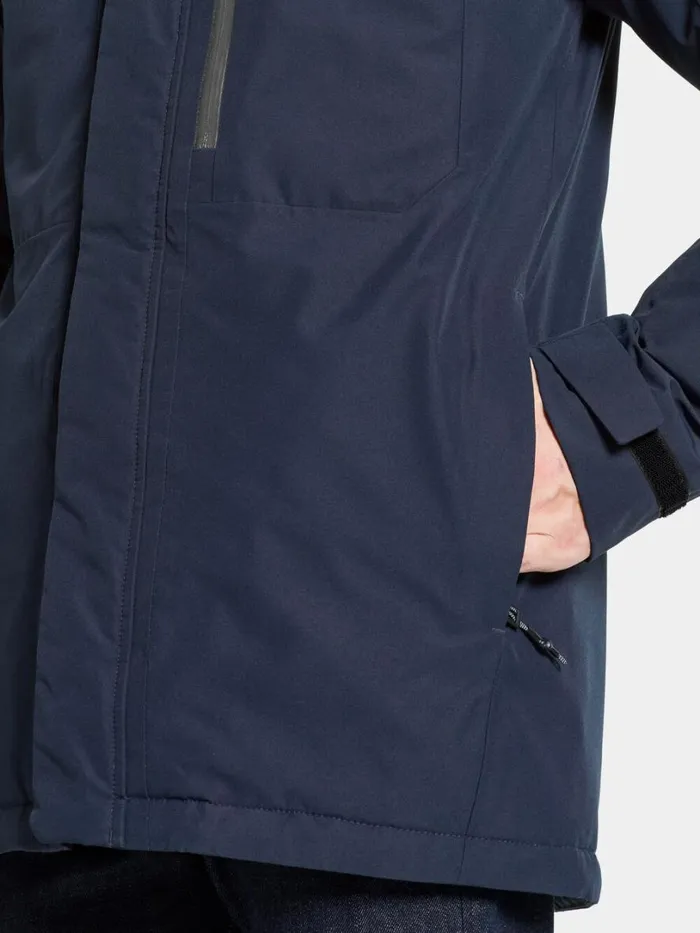 Stefan Jacket Dark Night Blue Men Didriksons Insulated Jackets