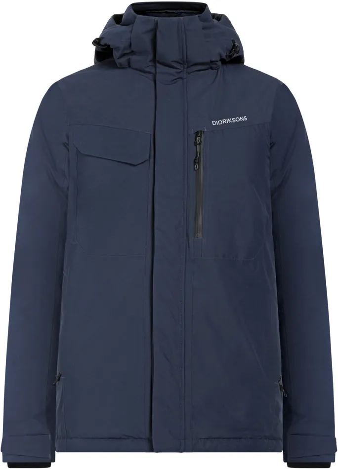 Stefan Jacket Dark Night Blue Men Didriksons Insulated Jackets