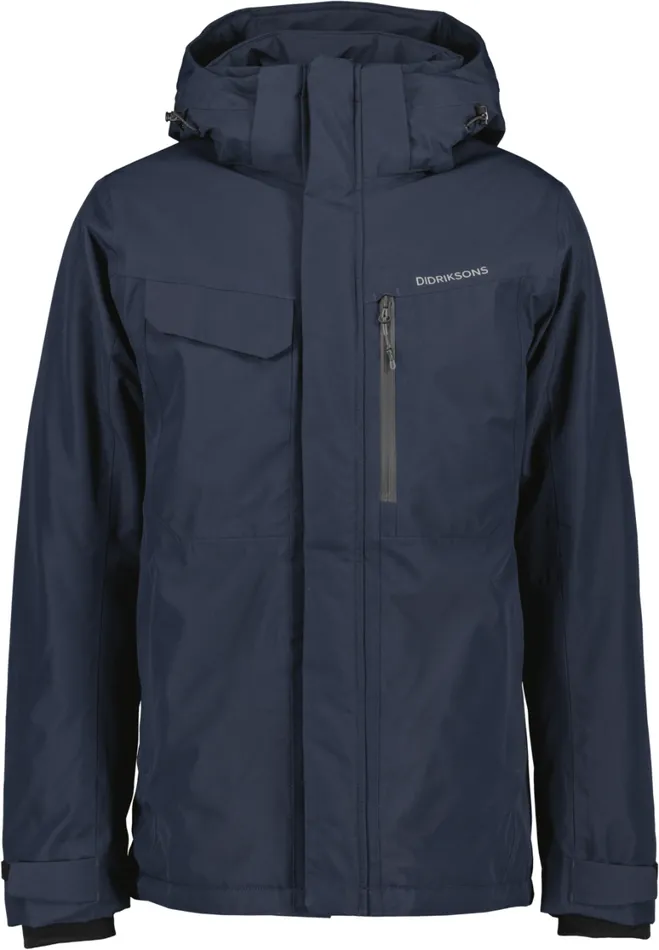 Stefan Jacket Dark Night Blue Men Didriksons Insulated Jackets